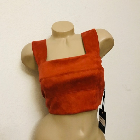 4si3nna Tops - 4si3nna Lia Crop Top Rust NWT NEW SMALL Nordstrom